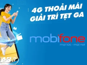Nạp tiền nhanh chóng để đăng ký gói data 4G Mobifone