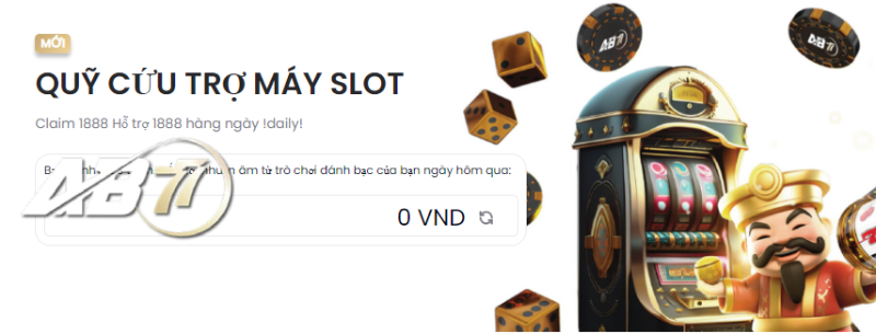 Khuyến mãi quỹ cứu trợ máy slots